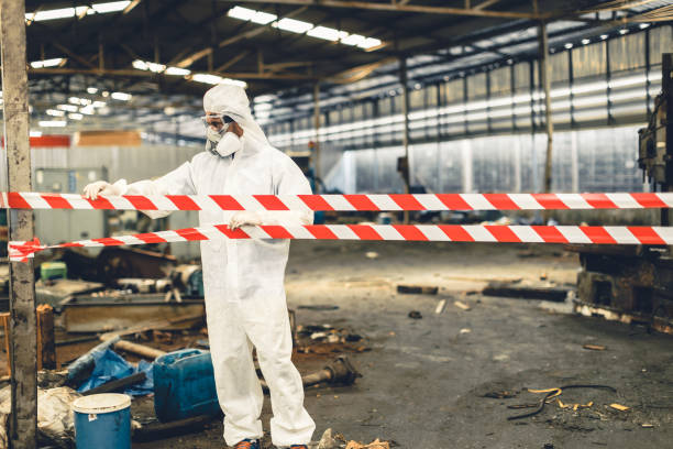 Professional Unattended Death Cleanup technician working in New Egypt, NJ